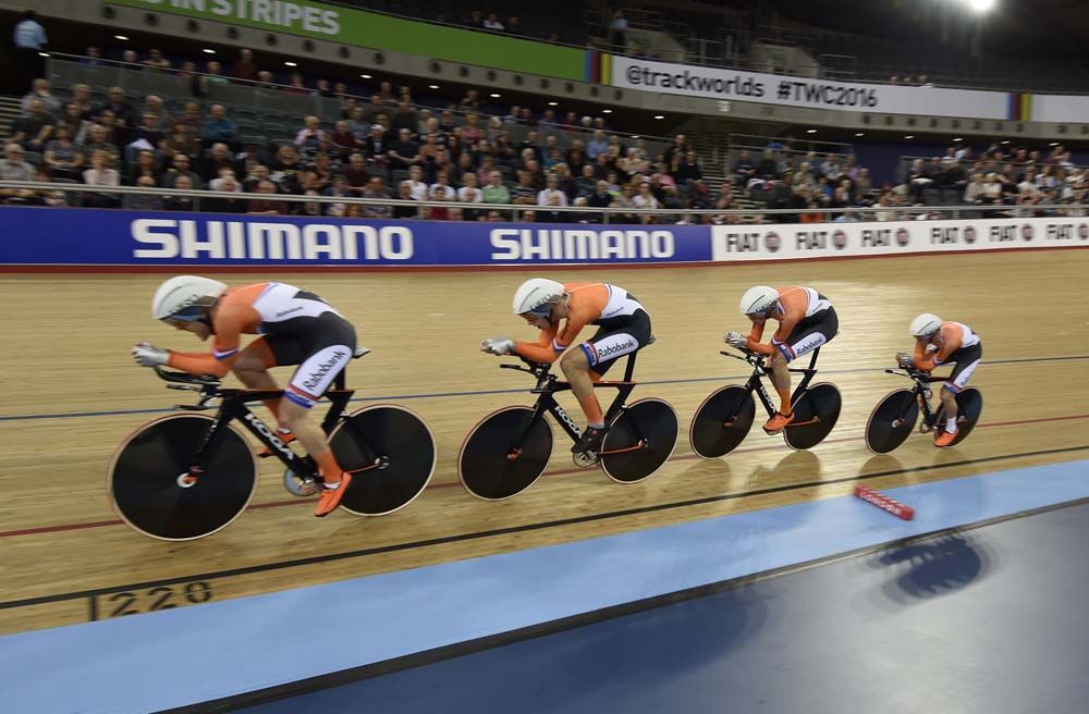 The London velodrome was back for the first qualification session