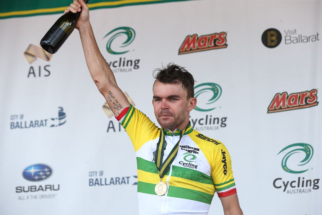 Jack Bobridge wins the Australian national road race title
