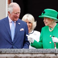 Queen Elizabeth and Prince Charles together