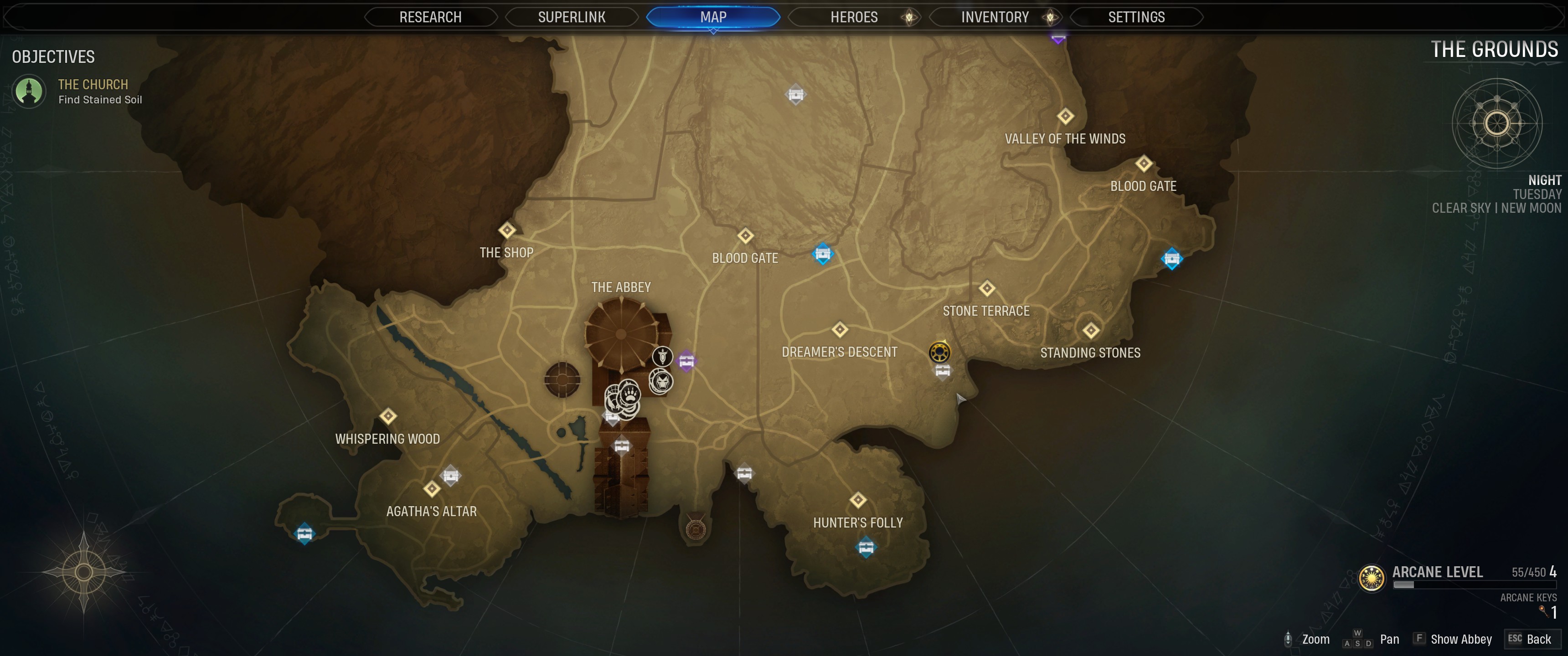 midnight suns stained soil locations quest solution