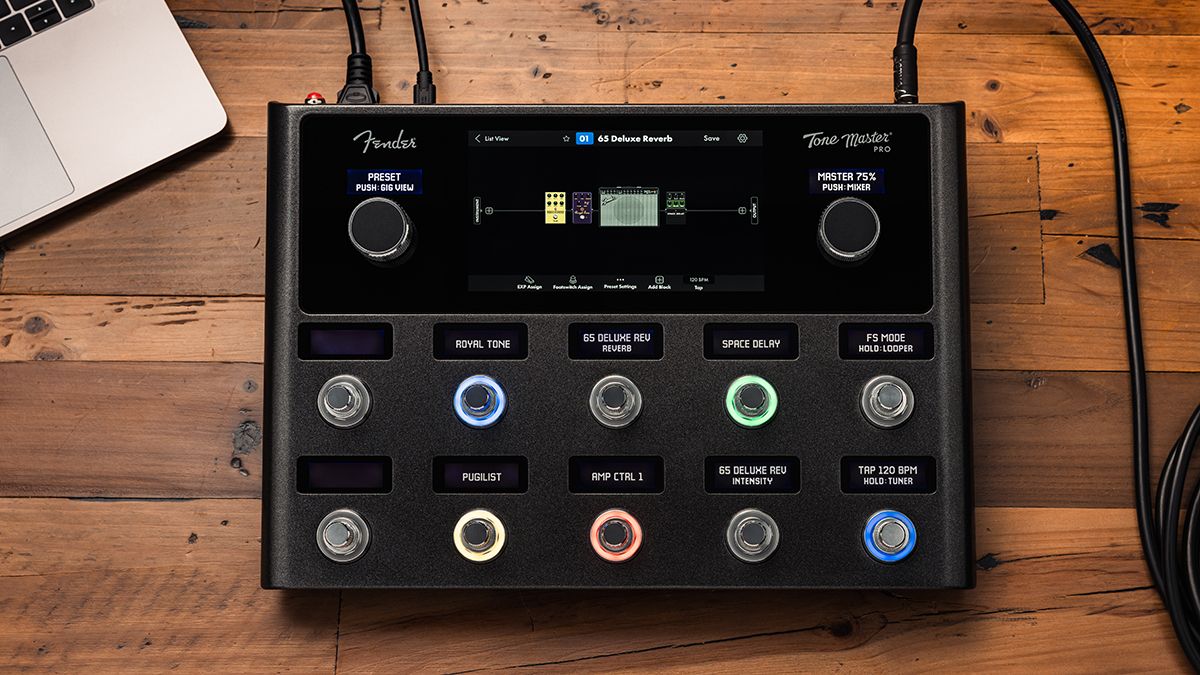 “The ultimate guitar processor in terms of tone, dynamics, power, and user-friendliness”: Fender goes toe-to-toe with Neural DSP, Line 6 and Boss with its first-ever amp modeling multi-effects, the Tone Master Pro