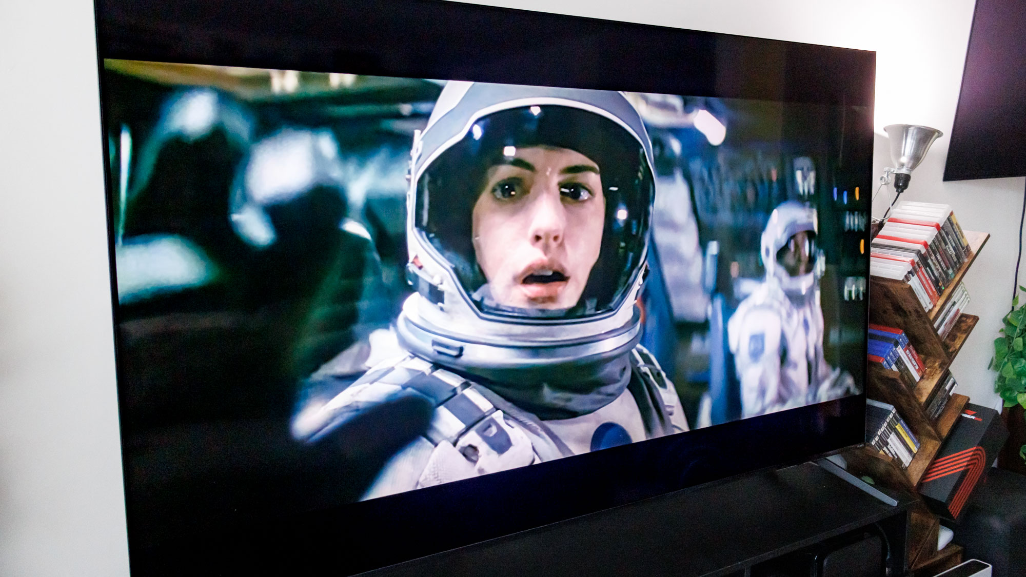LG QNED92 Mini-LED TV on a stand