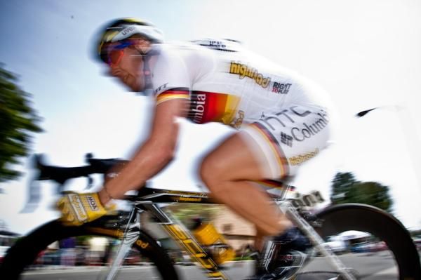 Ina Yoko Teutenberg (HTC-Columbia) was only a blur as soon as she got off the front.