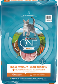 Purina ONE Ideal Weight Adult Dry Cat Food RRP: $32.39 | Now: $24.68 | Save: $7.71 (24%)