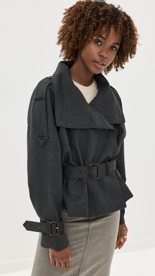 Trenchcoat aus Wollmischung von Acne Studios