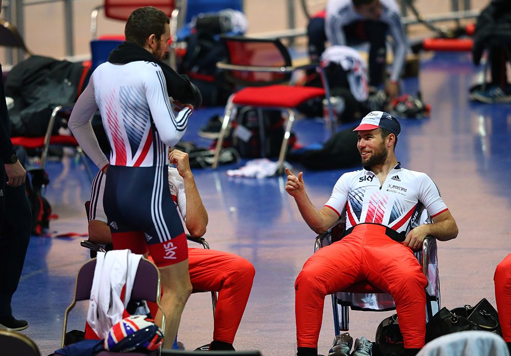 Bradley Wiggins and Mark Cavendish