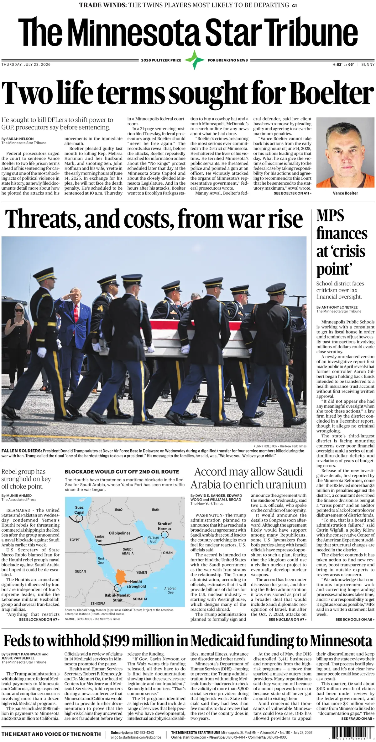The Minnesota Star Tribune