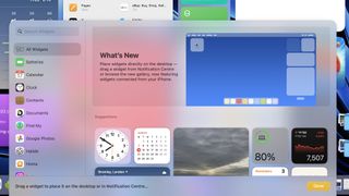 iPhone widgets on macOS Sonoma