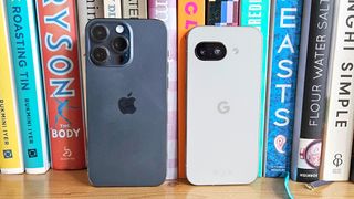 iPhone 15 Pro Max and Google Pixel 9a