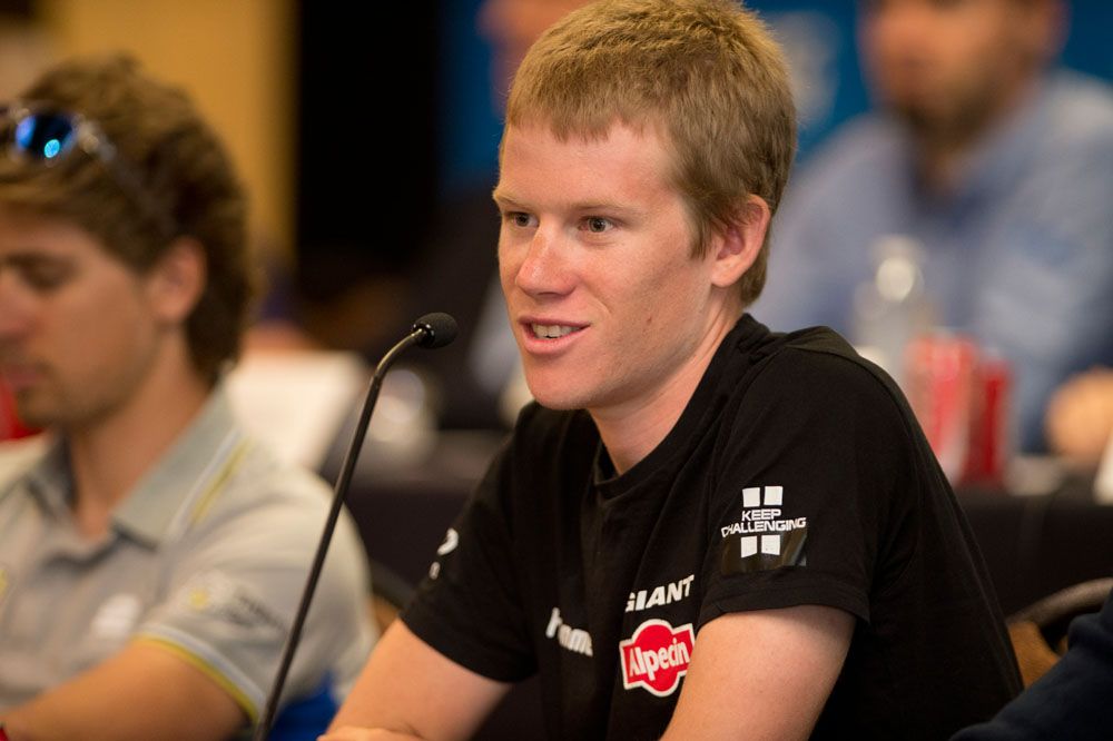 Lawson Craddock (Giant-Alpecin) comes to California looking for fitness after his early season crash.