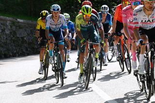 Giro d'Italia 2024: Daniel Martinez (Bora-Hansgrohe) follows race leader Tadej Pogacar on stage 8
