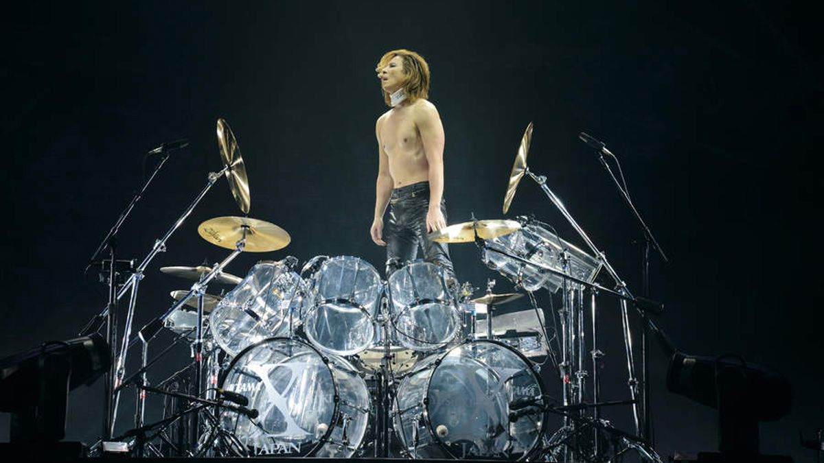 X Japan Founder Yoshiki I Had A Death Wish If I M Going To Die I M Going To Die On Stage So That S Why I Would Jump Into My Drumset Musicradar