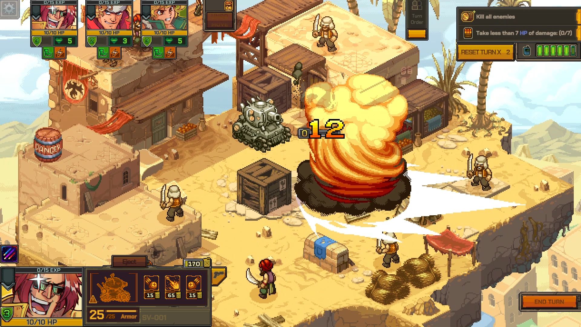 Metal Slug Tactics screenshot (2024)