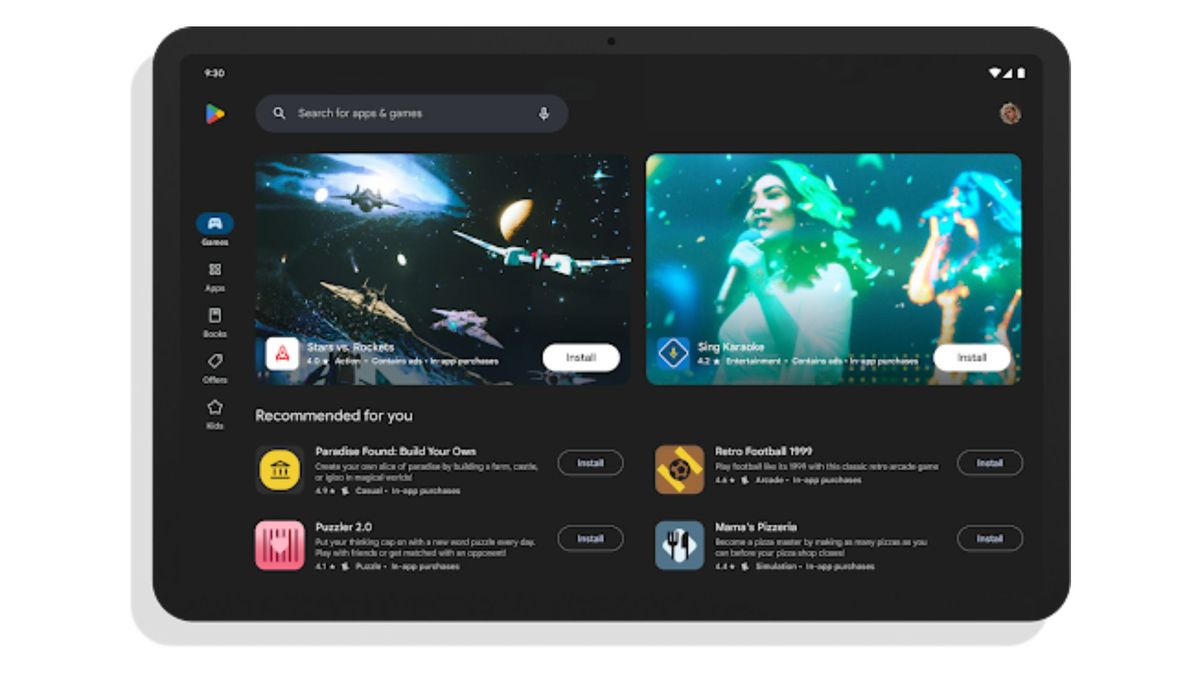 Google previews new Play Store redesign aimed at large screens for 2023