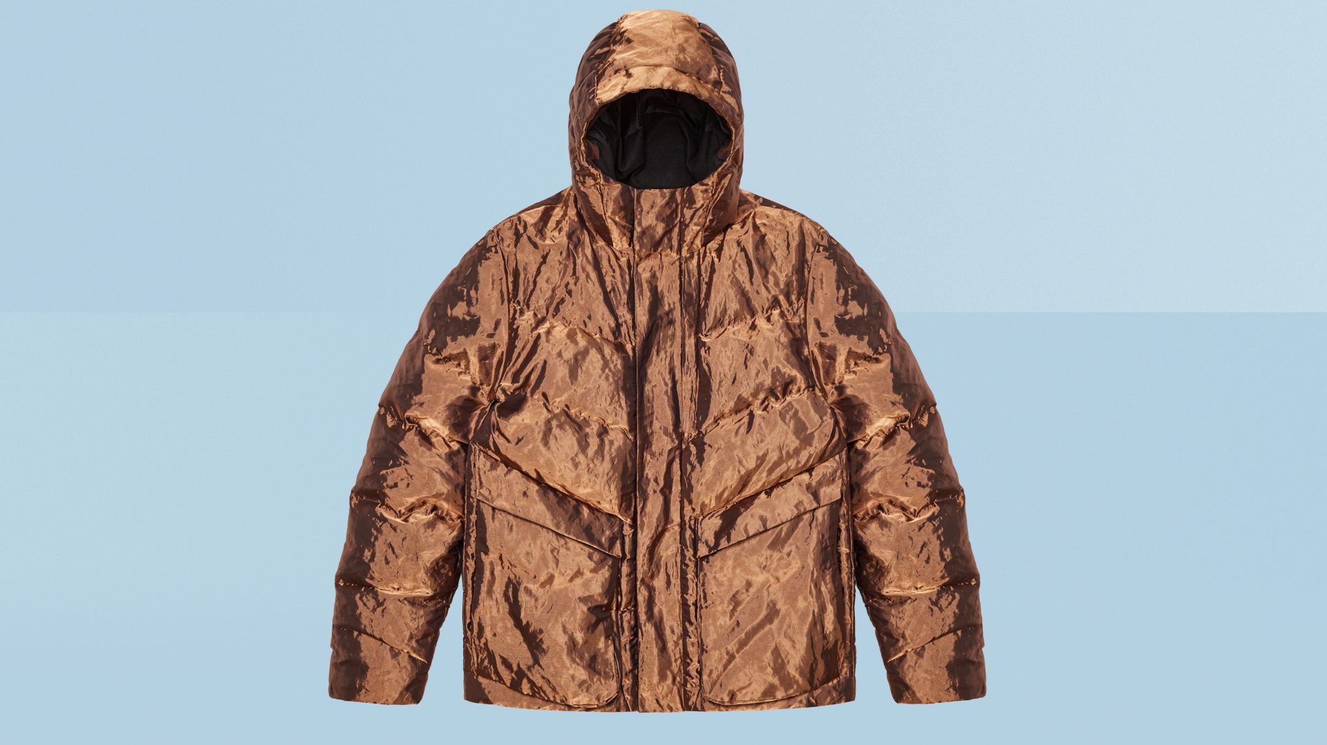 This British experimental brand turned one of Earth’s strangest metals into a serious winter jacket