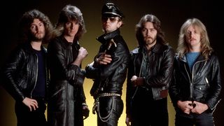 Judas Priest, with KK Downing, far right