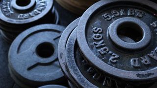 A stack of weights