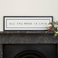 1. All You Need Is Love Vintage Frame: View at NotOnTheHighstreet