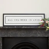 1. All You Need Is Love Vintage Frame