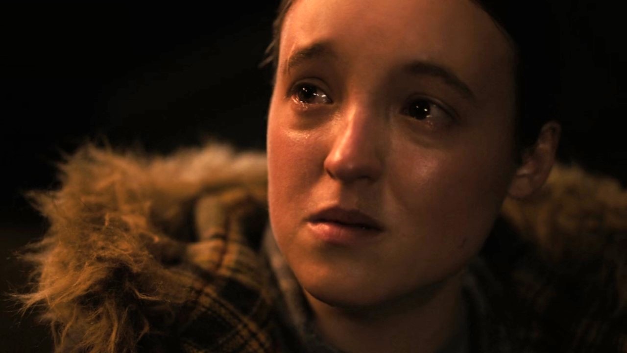 Bella Ramsey as Ellie on The Last of Us Season 2 Episode 6.