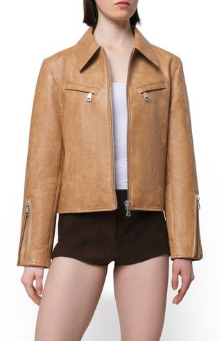 Shay Faux Leather Jacket