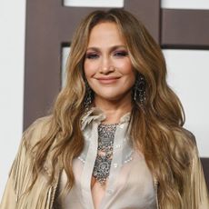 Jennifer Lopez attends Paris Fashion Week