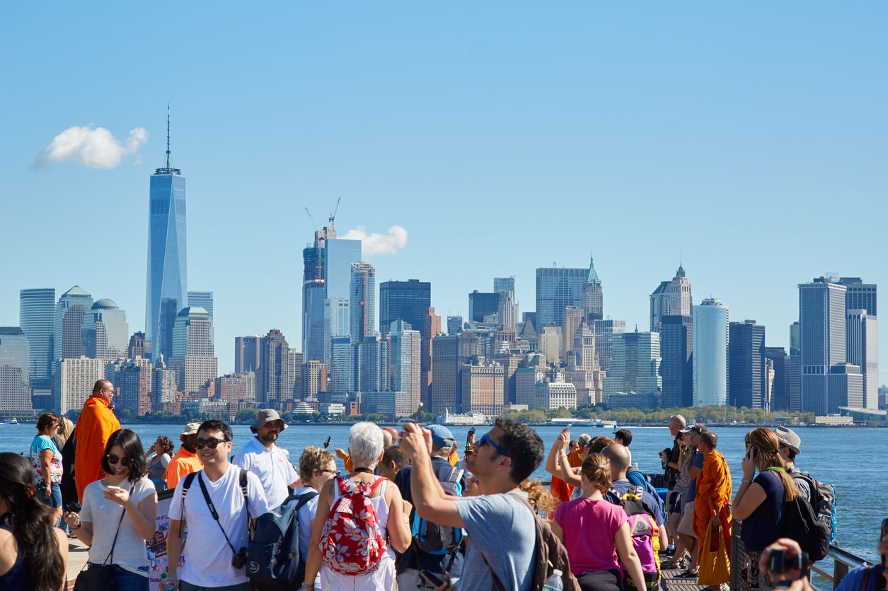 Tourists NYC.