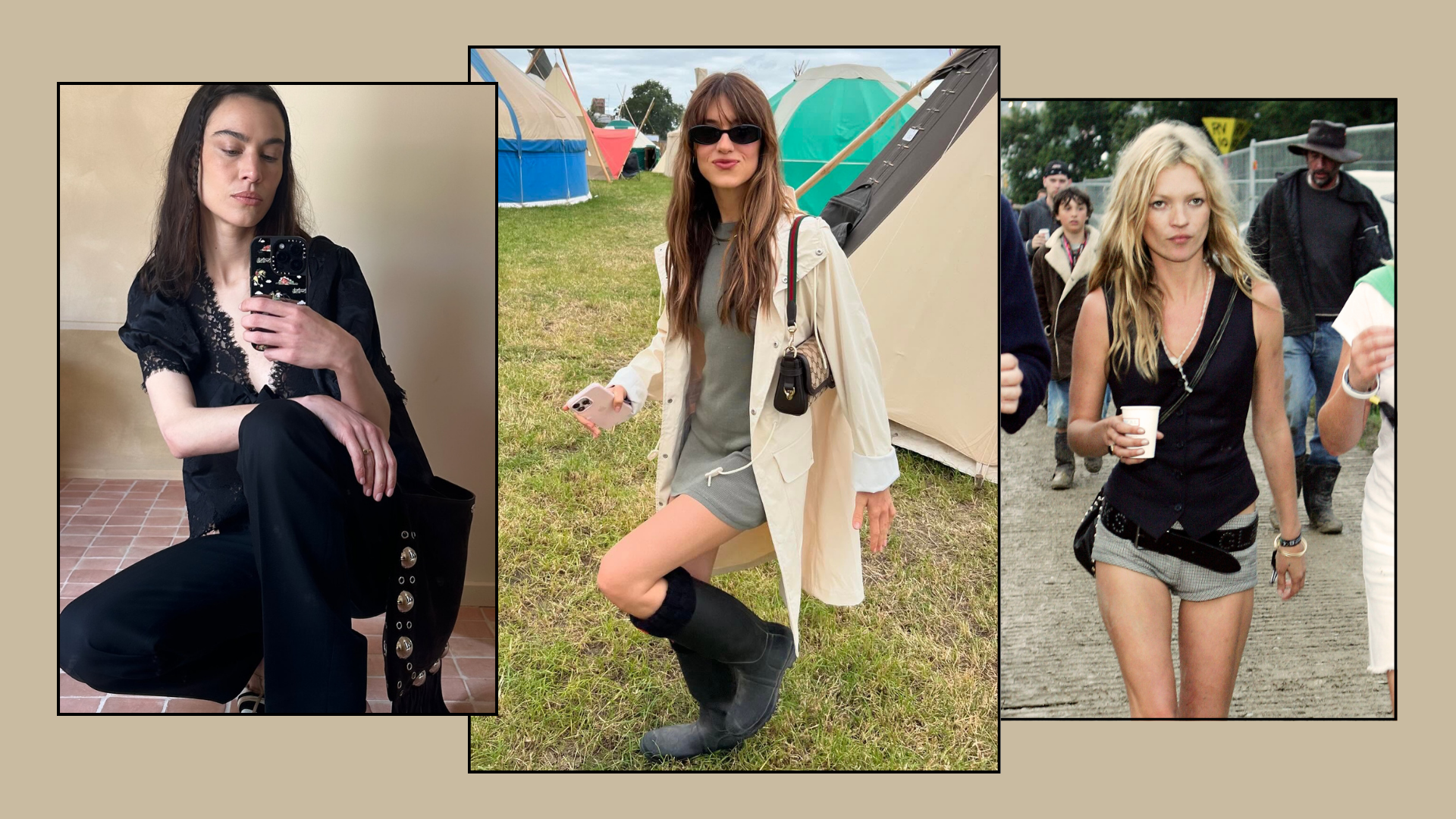 An image of the best music festival outfits.
