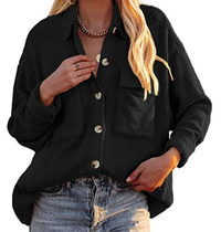 Amazon, Dokotoo Women's Corduroy Long Sleeve Button Down Shirt $35
