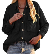 Amazon, Dokotoo Women's Corduroy Long Sleeve Button Down Shirt $35 | £19.99