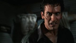 Bruce Campbell in "Evil Dead II."