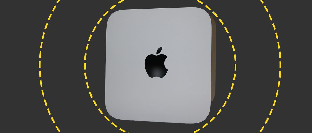 The Apple Mac Mini (M2) on the ITPro background