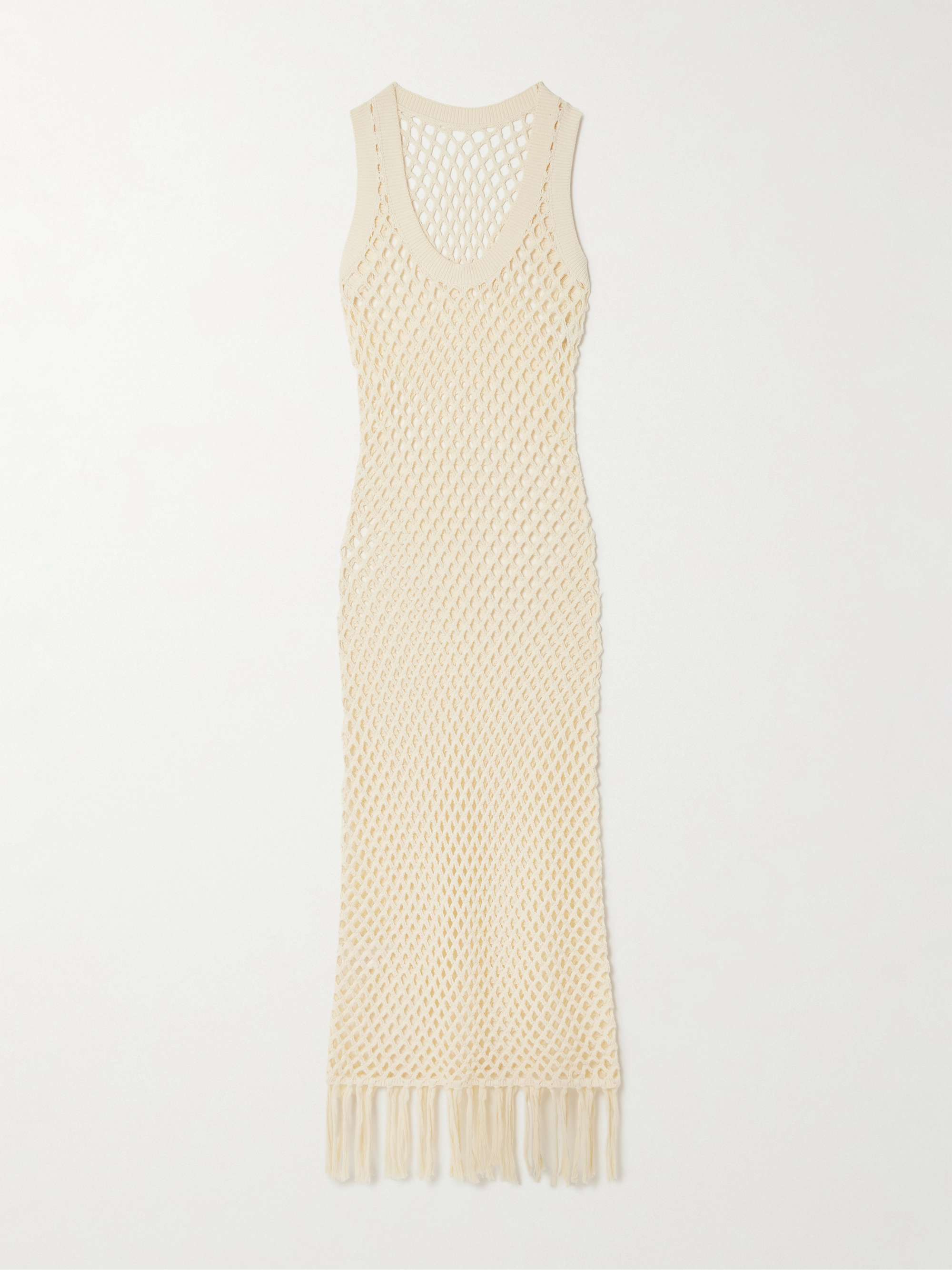Illaria Crocheted Cotton Midi Dress