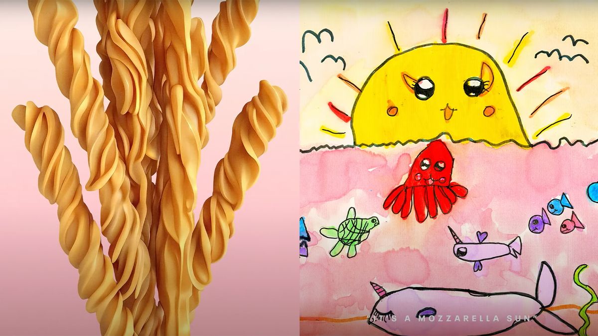 Ai image vs kids drawing