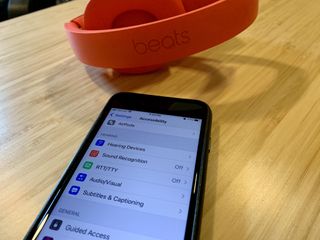 Accessibility Hearing on iPhone