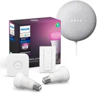 Google-bundle med Philips Hue Color 2xE27 Bulbs Starter Kit | 1793,- 1190,-| Proshop