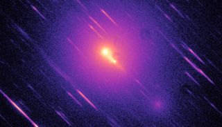 Machholz 1 as imaged by NASA&#039;s Galaxy Evolution Explorer (GALEX) spacecraft.