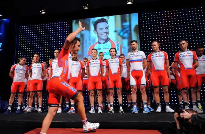 Joaquim Rodriguez comes on stage