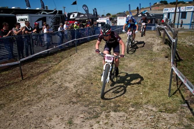 Lots of fans at Sea Otter, cheering on racers. The Short Track course was easily accessible, just outside of the vendor area.