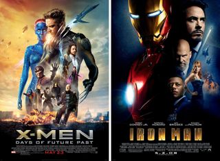 Superhero movie poster designers seem to have developed a lazy reliance on this style