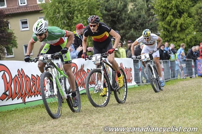 Elia Silvestri leading Fabrice Mels (Salcano Alanya)