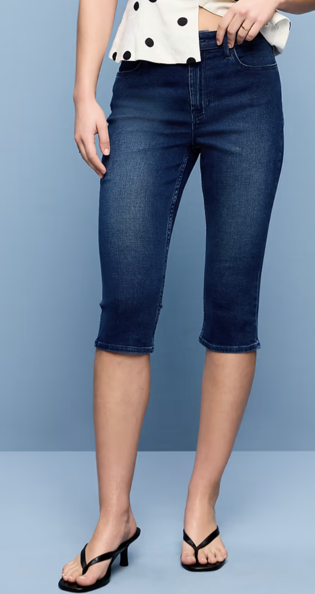 Old Navy, High-Waisted Wow Capri Jeans