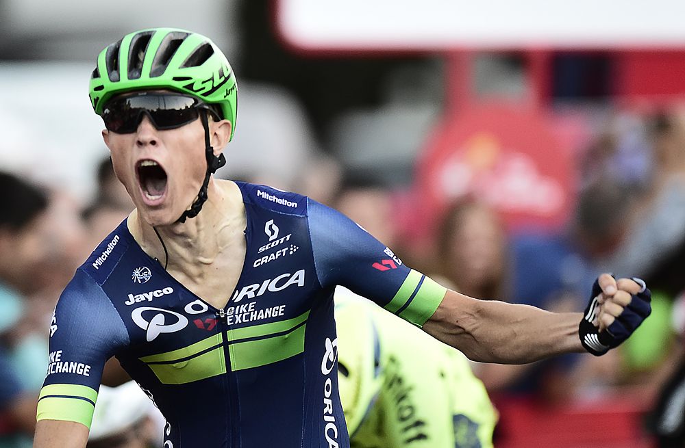 Magnus Cort Nielsen (Orica-BikeExchange) wins the final stage in Madrid