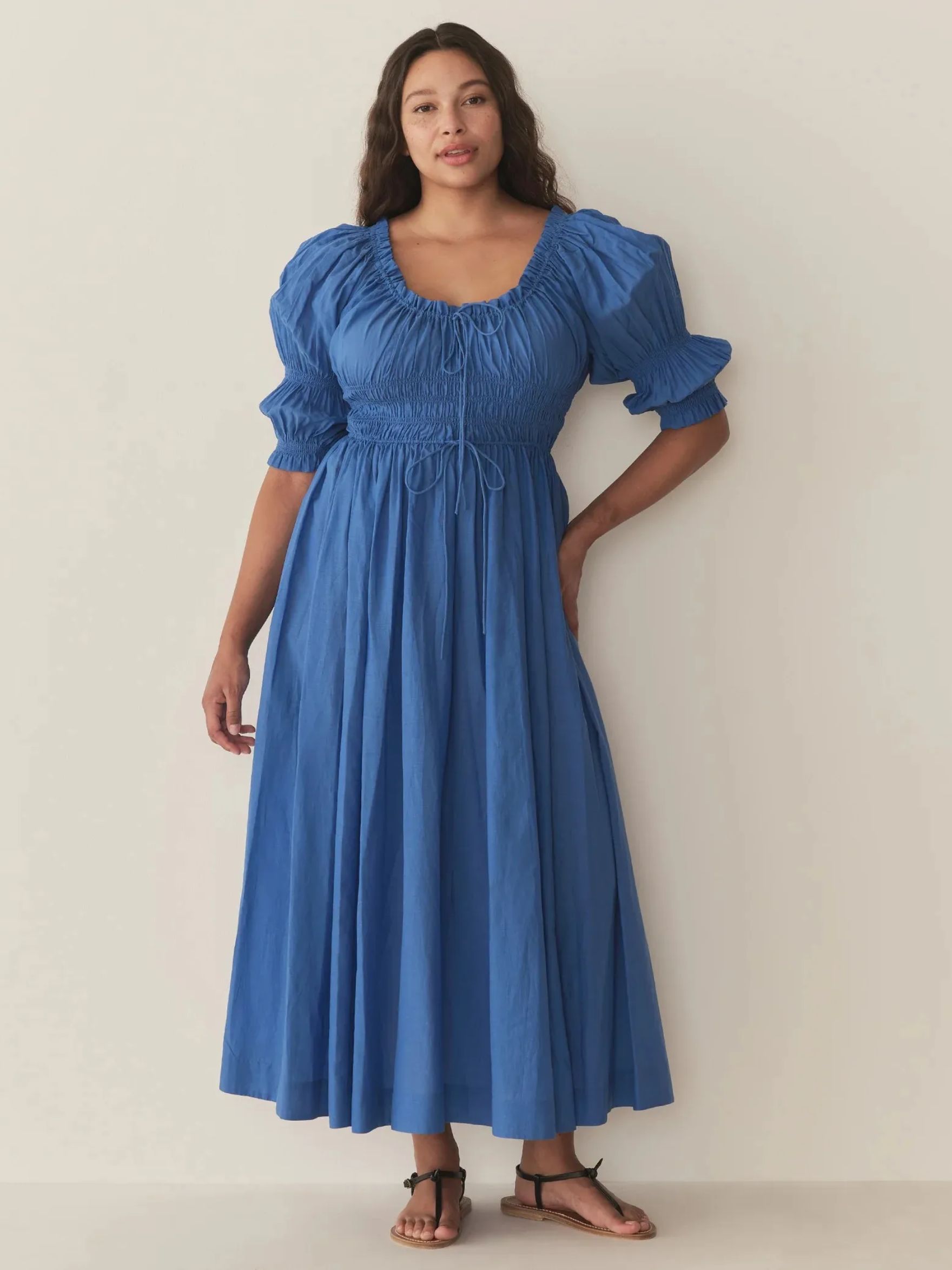 DOEN, Ischia Dress - Corfu Blue