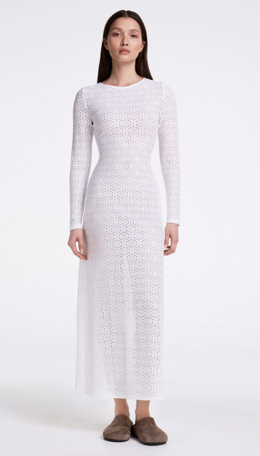 Crewneck Midi Dress