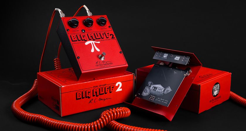 JHS Pedals x Electro-Harmonix Big Muff 2: This limited edition fuzz pedal was created from a long-lost blueprint that was unearthed while researching the upcoming book about the NYC pedal brand.