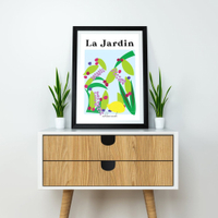 GeminiTheBrand La Jardin Wall Print | £10.50 at Etsy