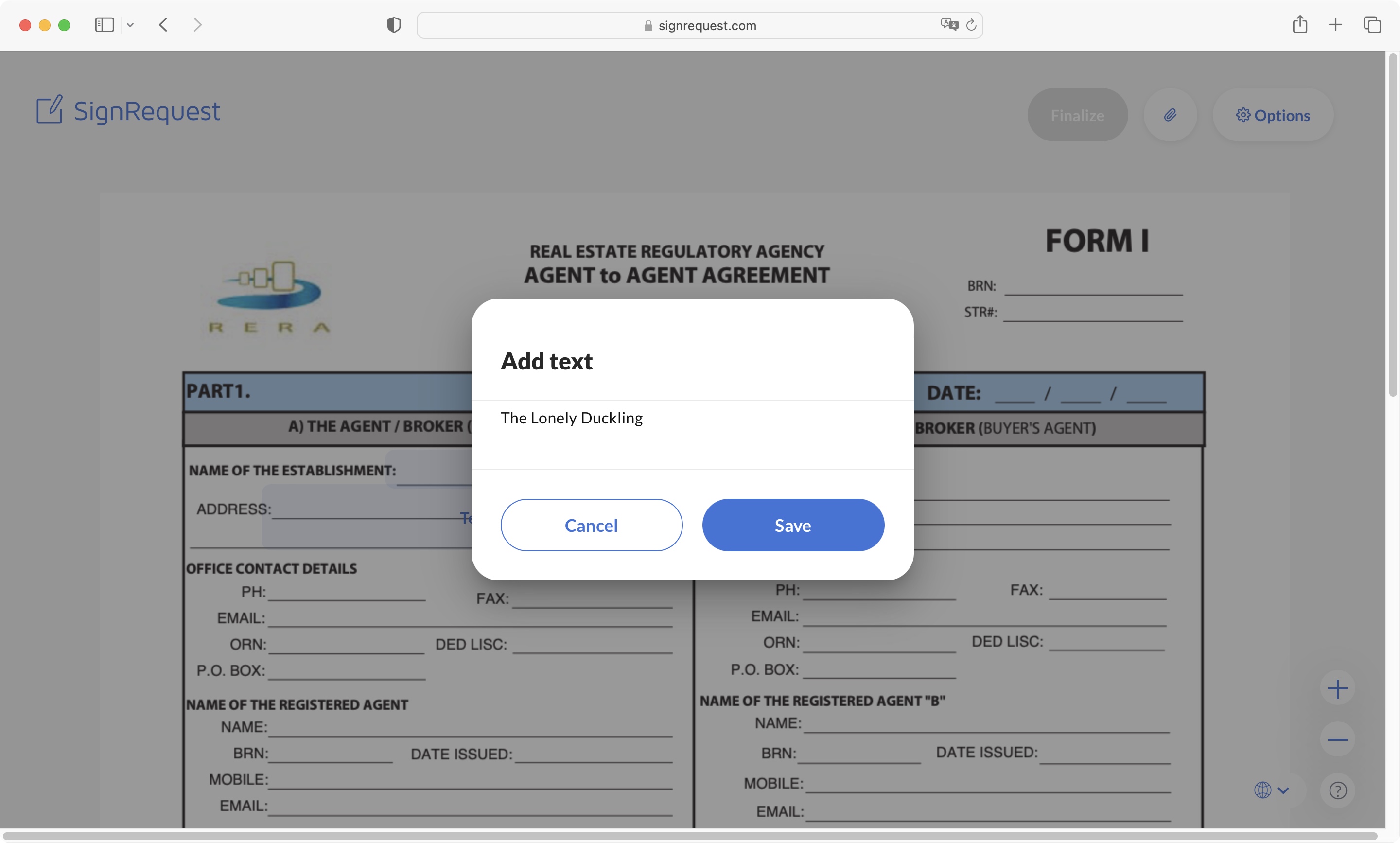 SignRequest eSign software during our test and review process