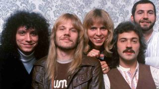 Styx posing for a photograph in the late 1970s