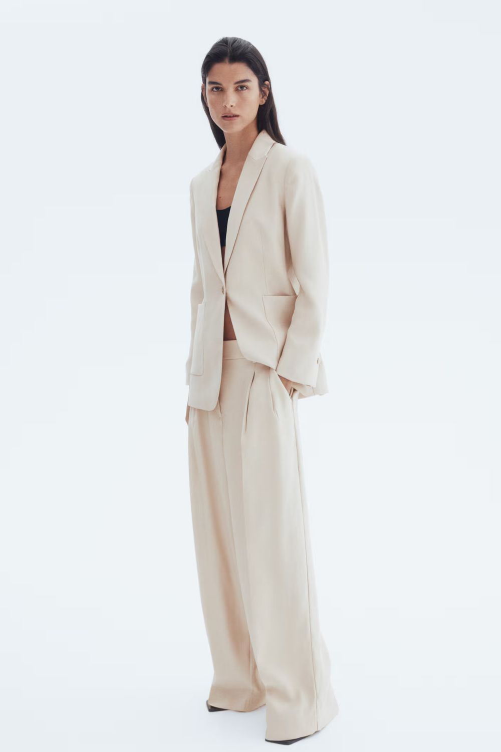 H&amp;amp;M Wide Tailored Trousers